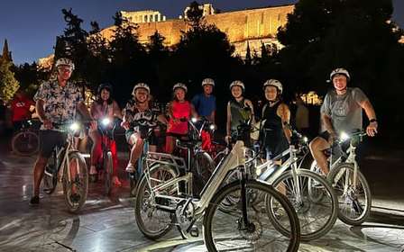 Atenas: 2 horas de passeio de bicicleta eléctrica ao pôr do sol
