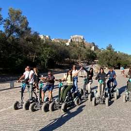 Excursão de scooter elétrico ATV pela Atenas Antiga