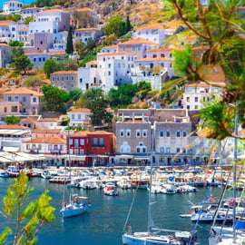Isla de Hydra: excursión de un día desde Atenas con baño