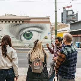 Atenas: recorrido guiado a pie por el arte callejero