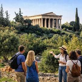 Ágora Antigua de Atenas: tour guiado y ticket de entrada sin colas