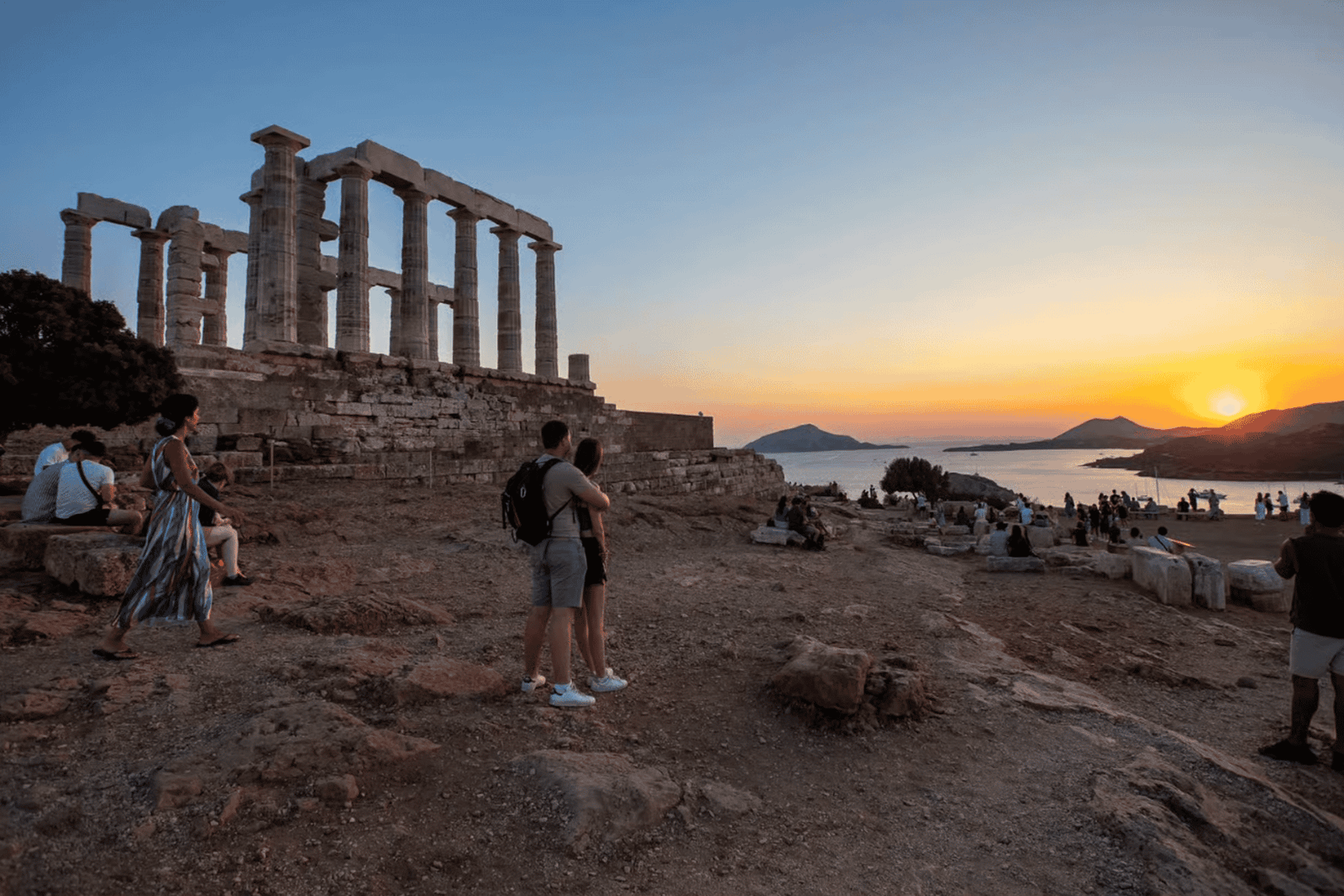 De Atenas: Passeio ao pôr do sol no Cabo Sounion