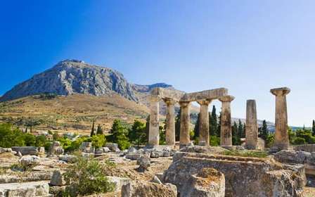 De Atenas: Viagem de 1 dia à Corinto Antiga com canal e guia de RV