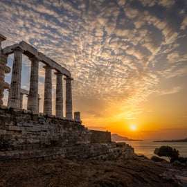 Tour guiado particular com licença para Sounio Sunset & Riviera de Atenas