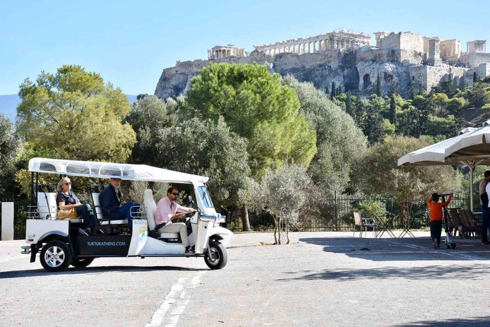 Atenas: Tour privado de la ciudad de 3 horas en Tuk Tuk ecológico