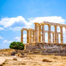 De Atenas: Visita guiada ao Templo de Poseidon e ao Cabo Sounion