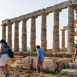 Atenas: Descubre el Cabo Sounion y el Templo de Poseidón al Atardecer