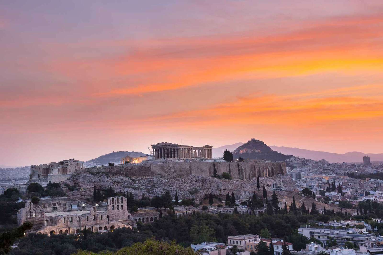Lo más destacado de Atenas: tour por la Acrópolis y el Partenón al atardecer