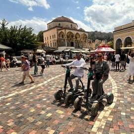 Excursão de scooter elétrico ATV pela Atenas Antiga