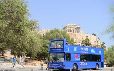 Atenas, Pireu e Litoral: Autocarro Hop-on Hop-off Azul