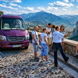 Atenas: Meteora DayTrip em Inglês/Espanhol & Majestic Sunset