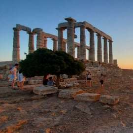 Atenas: Excursión al Cabo Sounio y al Templo de Poseidón con audioguía