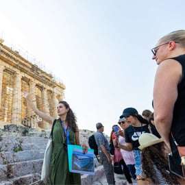 Atenas: Visita guiada por la mañana temprano a la Acrópolis y el Museo