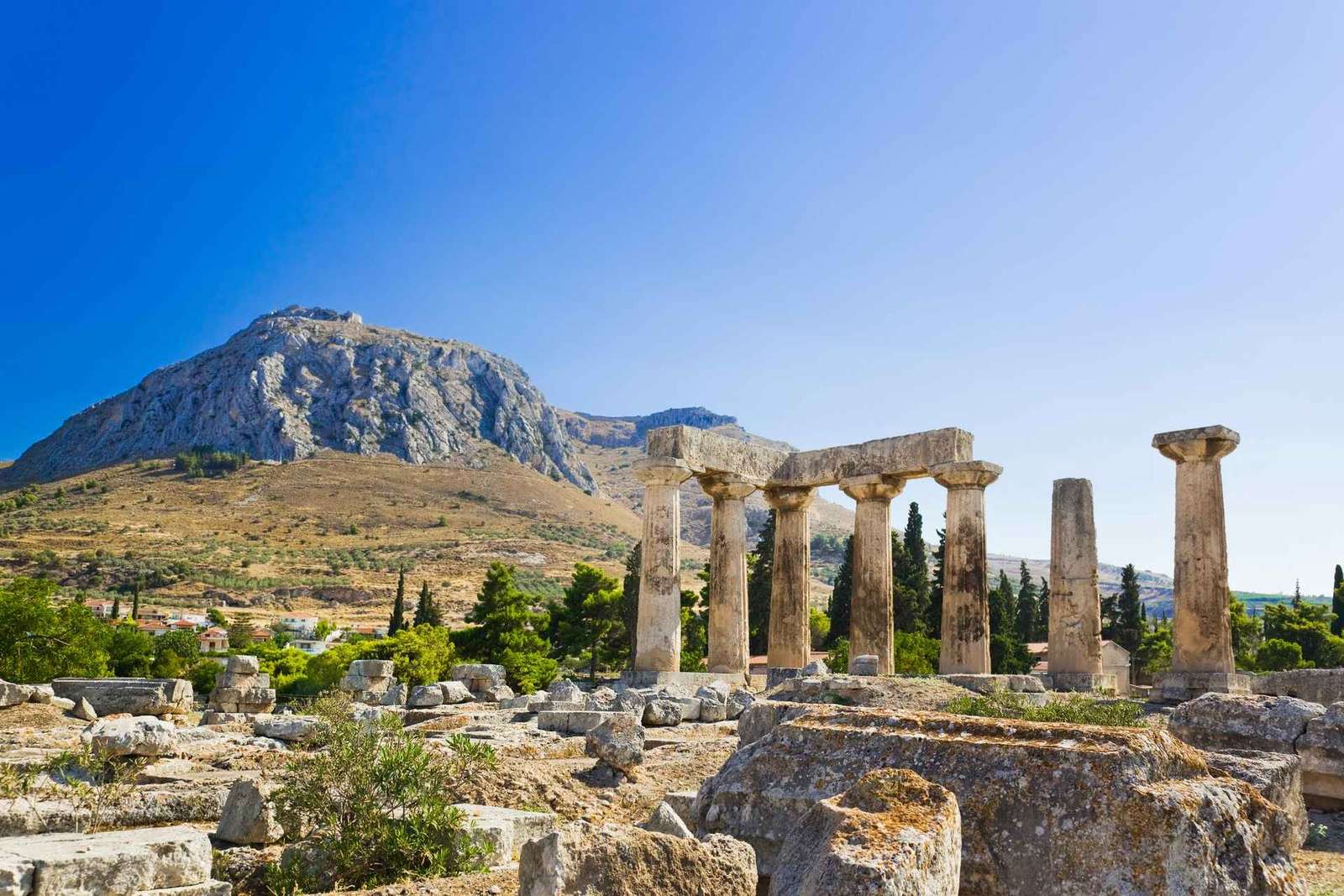 De Atenas: Viagem de 1 dia à Corinto Antiga com canal e guia de RV