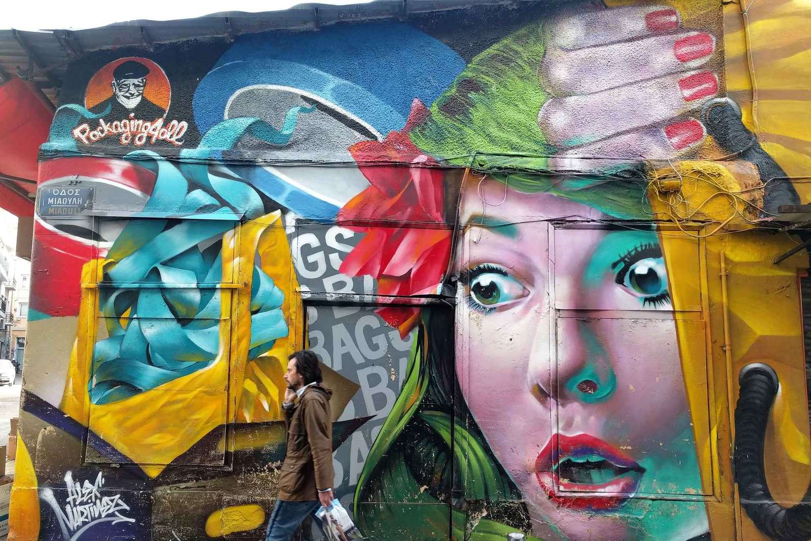 Atenas: Tour guiado de arte urbana de rua