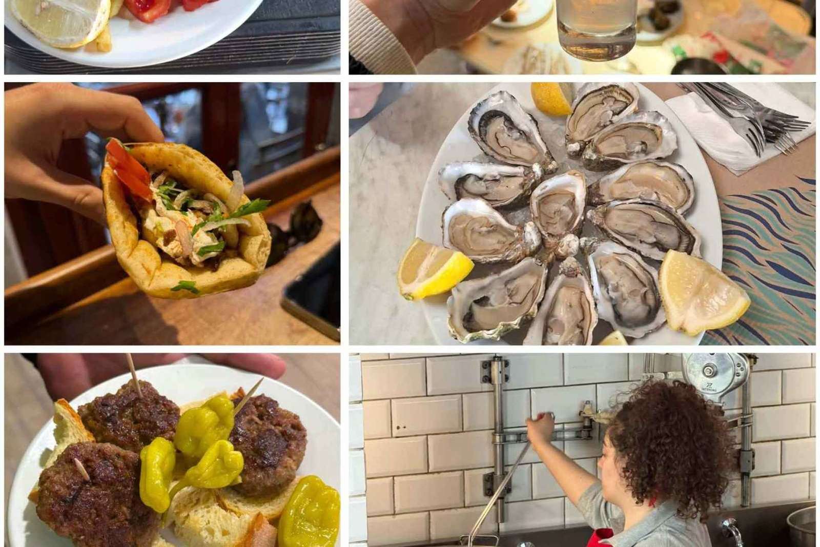 Aventura de comida callejera en Atenas (15 degustaciones)