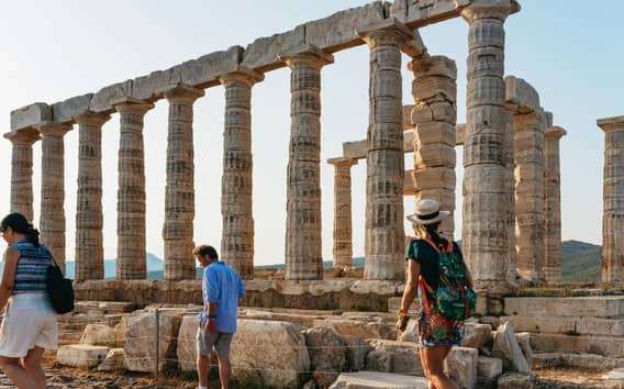 Atenas: Cabo Sounion e Templo de Poseidon - Viagem de 1 dia ao pôr do sol