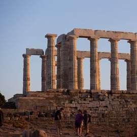 Atenas: Passeio ao pôr do sol no Cabo Sounion e no Templo de Poseidon