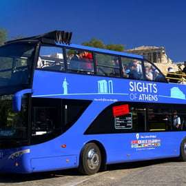 Atenas, El Pireo y Costa: Autobús turístico Blue Hop-On Hop-Off