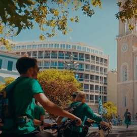 Atenas: passeio de bicicleta pelo centro histórico de Atenas