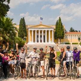 Atenas: Visita guiada de E-Bike ao centro histórico