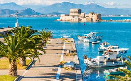 Atenas: Viagem de 1 dia pelos destaques do Peloponeso e guia de áudio V.R.