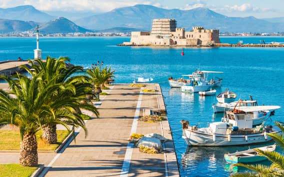 Atenas: Viagem de 1 dia pelos destaques do Peloponeso e guia de áudio V.R.