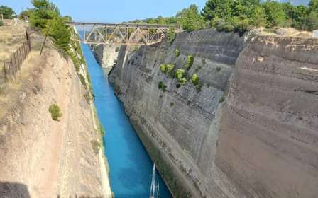 Cruzeiro no Canal de Corinto, Corinto Antiga e Acrocorinto