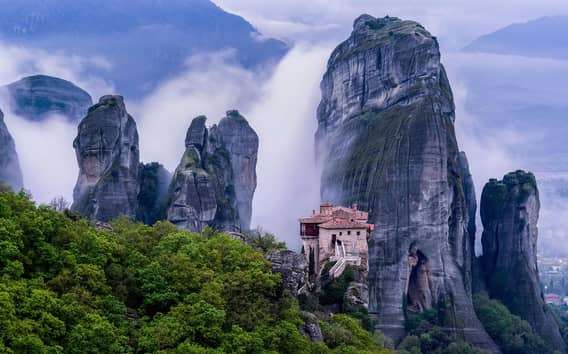 Atenas: Mosteiros e Grutas de Meteora: viagem de 1 dia e opção de almoço