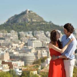 Atenas incrível: Capturando memórias em meio à vista da Acrópole