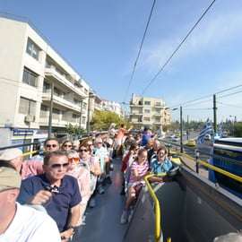 Atenas, El Pireo y Costa: Autobús turístico Blue Hop-On Hop-Off