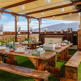 Atenas: Aula de culinária no Diamond Roof Garden