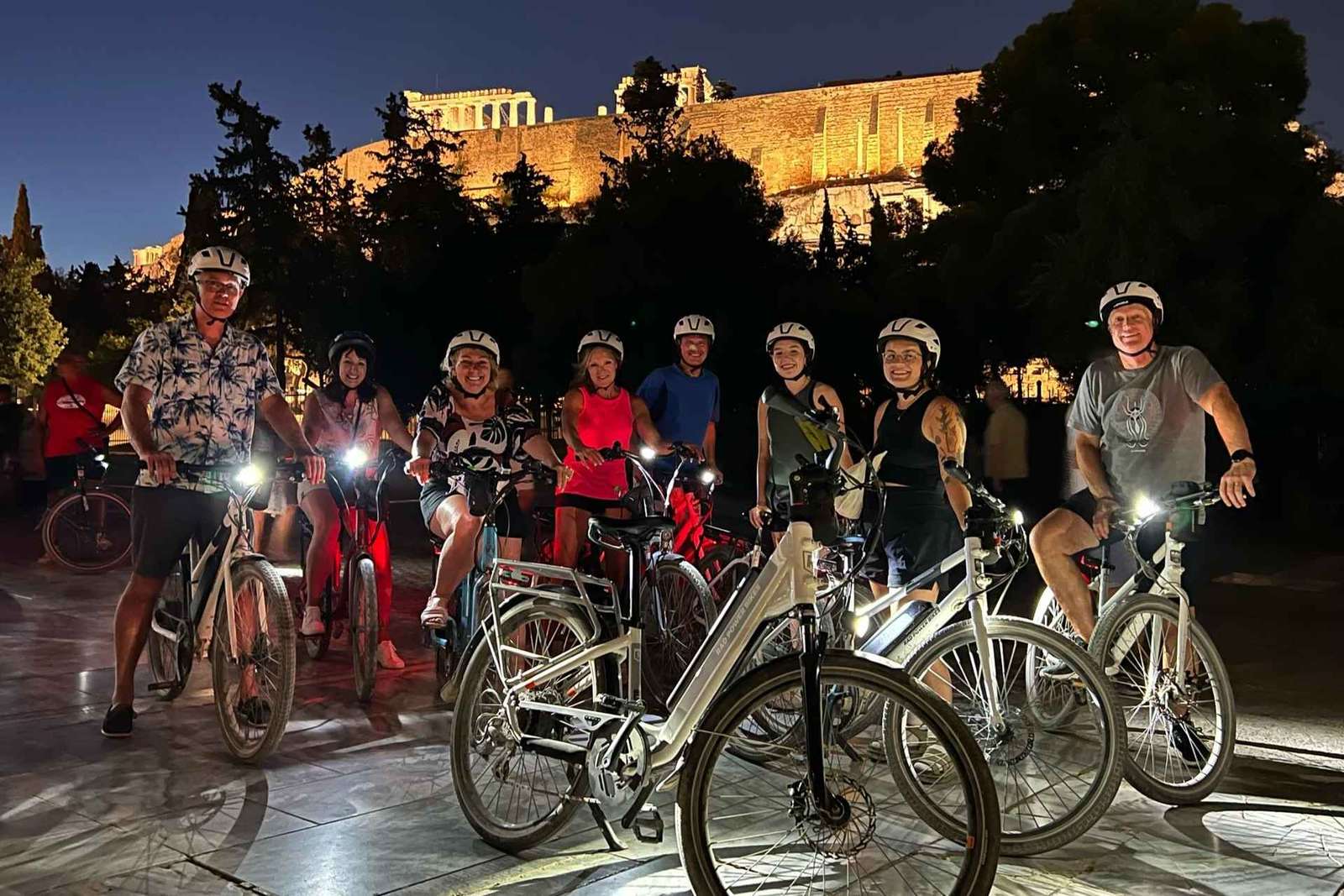 Atenas: Recorrido de 2 horas en bicicleta eléctrica al atardecer