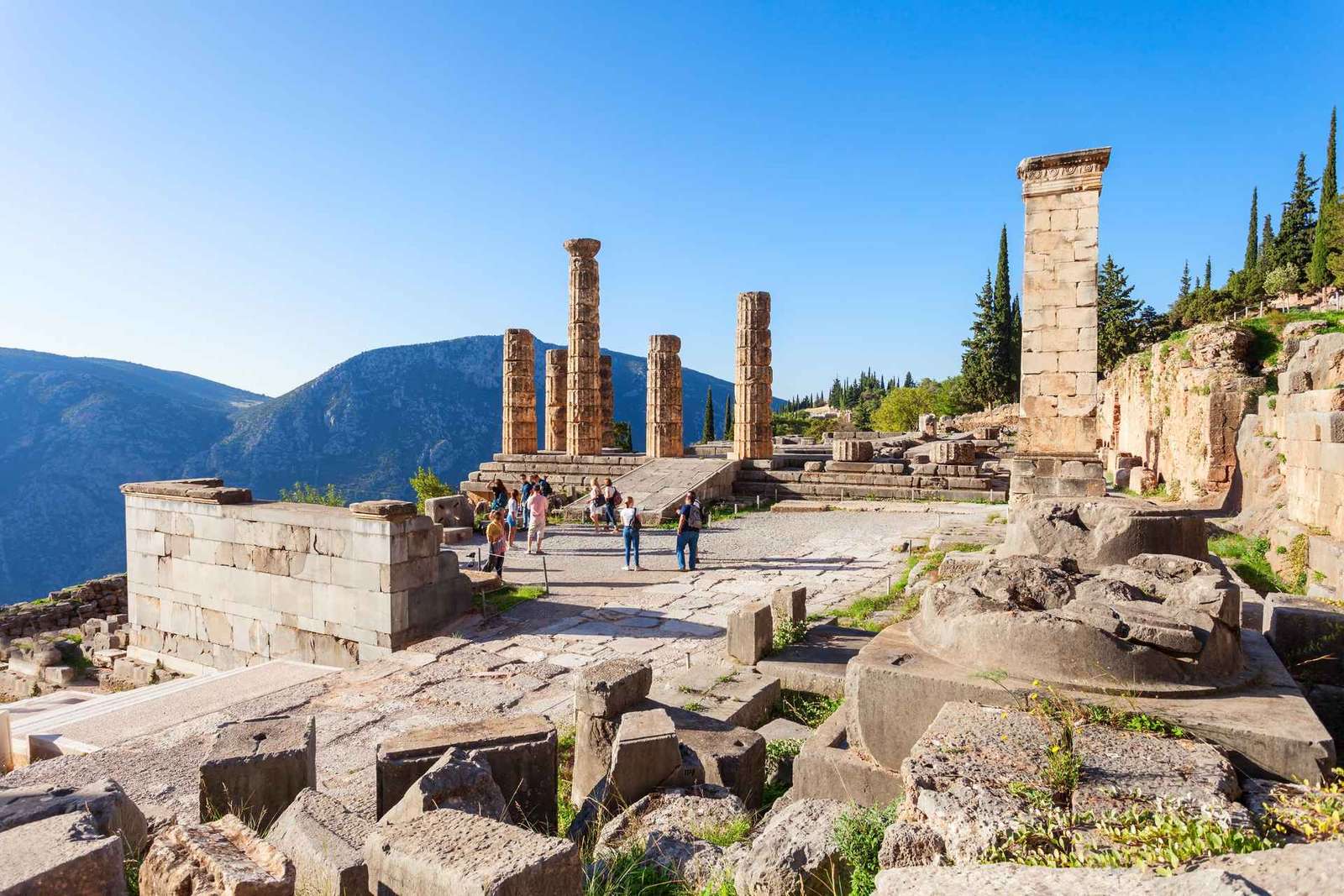 De Atenas: viagem de 1 dia a Delfos com guia que fala espanhol