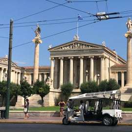 Atenas: Tour privado de la ciudad de 3 horas en Tuk Tuk ecológico
