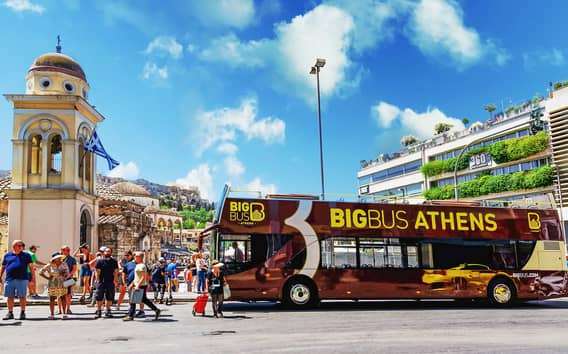 Atenas: Tour de ônibus hop-on hop-off Sightseeing Tour de ônibus hop-on hop-off