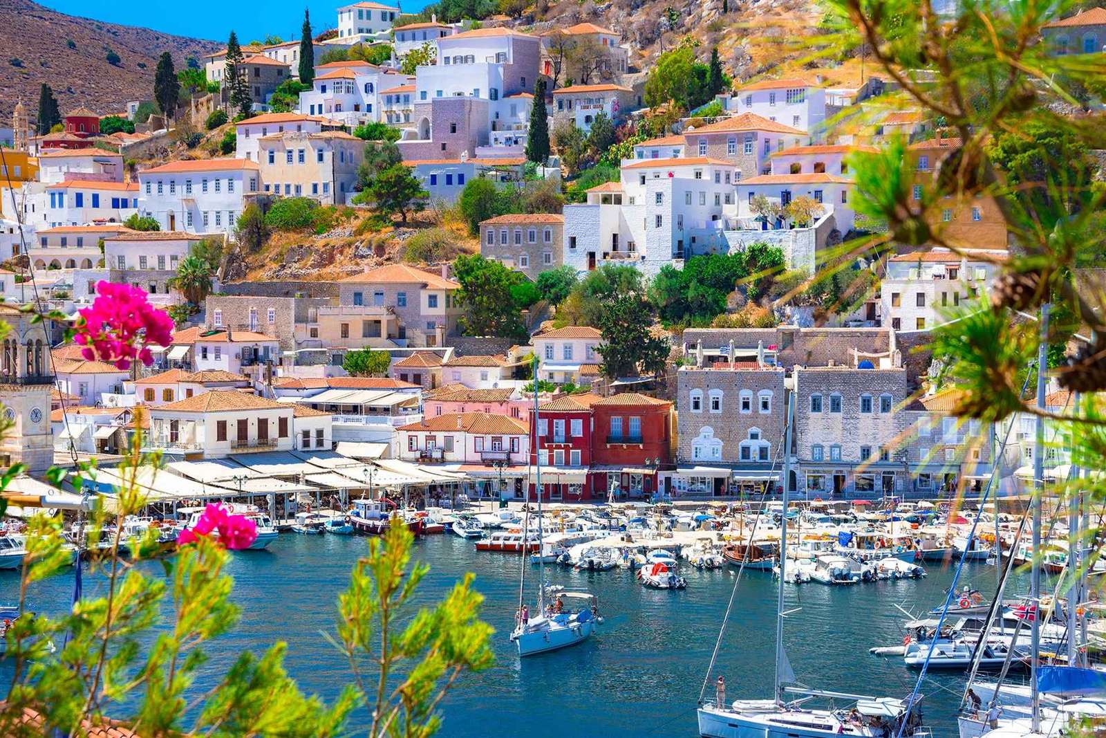 Isla de Hydra: excursión de un día desde Atenas con baño