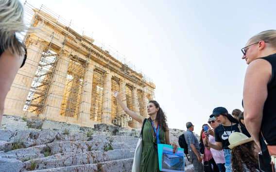 Atenas: Visita guiada por la mañana temprano a la Acrópolis y el Museo