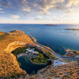 Riviera de Atenas: Lago Vouliagmeni e joias costeiras