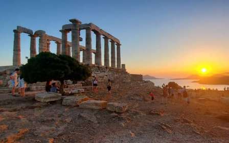 Atenas: Passeio ao Cabo Sounio e ao Templo de Poseidon com guia de áudio
