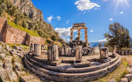 De Atenas: Visita guiada por áudio de dia inteiro a Delfos