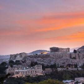 Lo más destacado de Atenas: tour por la Acrópolis y el Partenón al atardecer