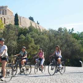 Atenas: City tour dos destaques da cidade em bicicleta