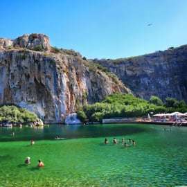 Desde Atenas: Balneario del Lago Vouliagmeni y Excursión al Templo de Poseidón