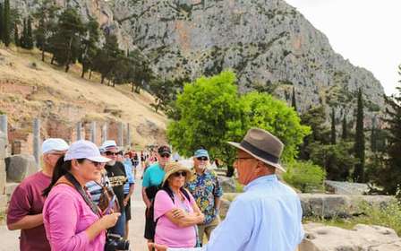 Atenas: Viagem de 1 dia a Delfos e Arachova com guia e ingresso