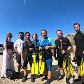 Riviera ateniense: Snorkel na Costa e Fotos Subaquáticas