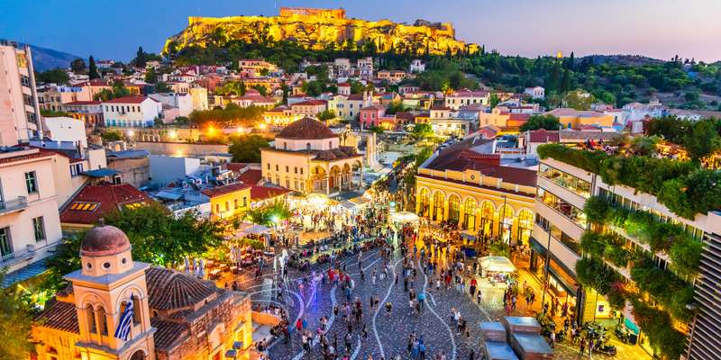 Opções de ferry de Atenas para Creta
