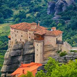 Desde Atenas: Excursión de un día a Meteora en autobús con almuerzo opcional