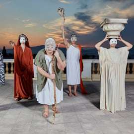 Atenas: Representação teatral da Grécia Antiga
