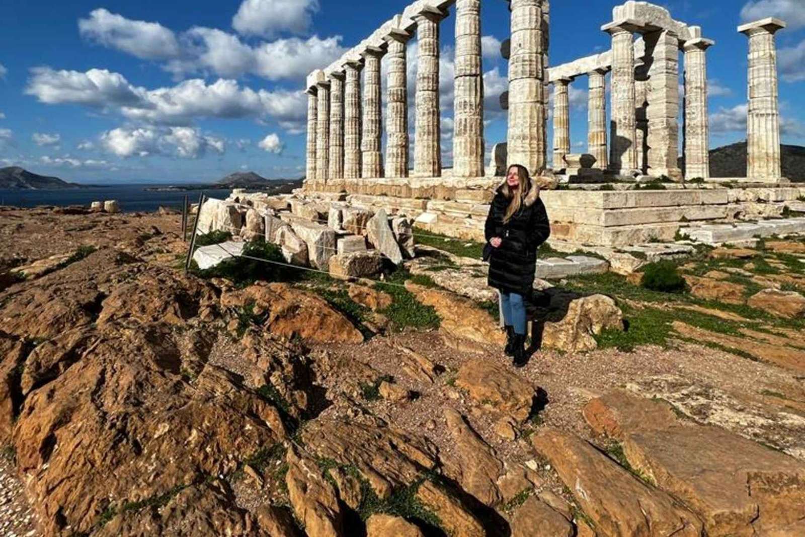 Atenas: Excursión de un día al Templo de Sounio Poseidón y a la Riviera Ateniense
